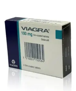 威而鋼 Viagra 100mg 英文外盒背面與條碼標示