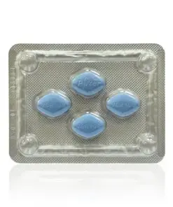 威而鋼 Viagra 100mg 四錠藍色菱形膜衣錠正面圖