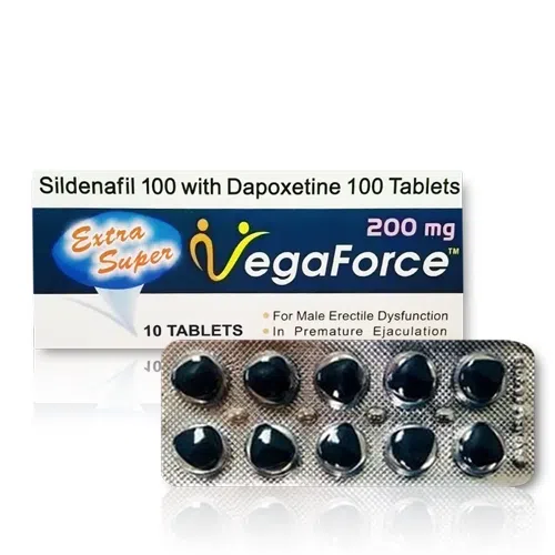 【藍蝌蚪】Extra Super VegaForce 超級雙效威而鋼 200mg(10錠裝)