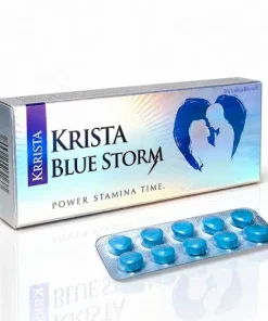 【藍色風暴】 Krrista Blue Storm 超級雙效威而鋼 260mg (10錠裝)