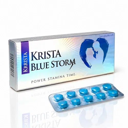 【藍色風暴】 Krrista Blue Storm 超級雙效威而鋼 260mg (10錠裝)